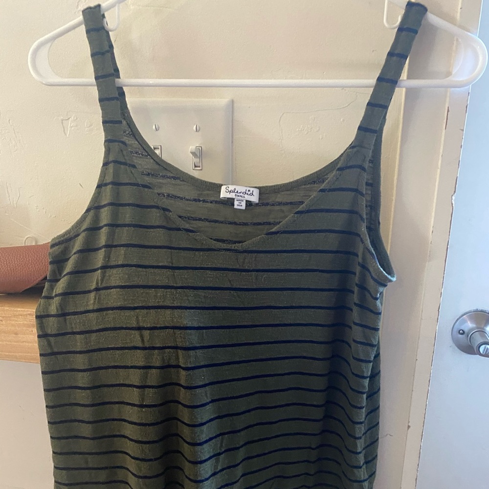 Splendid striped tank top